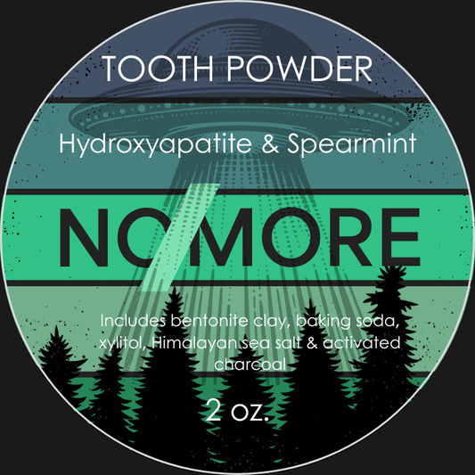 Blurry Creatures Spearmint Tooth Powder with Charcoal (2 oz)